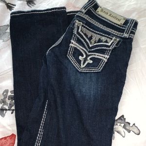 , Rock Revival boot cut jeans.
